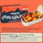 Patagonia Provisions - Spicy Mussels in Extra Virgin Olive Oil | Responsibly sourced | 18g Protein & Gluten Free