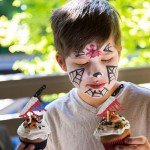 Rsstarxi 30 Pack Halloween Knife Cupcake Toppers Horror Blood Knife Have a Killer Birthday Cupcake Picks Decorations for Halloween Blood Knife Theme Birthday Party Cake Decorations