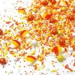 Candy Corn Sprinkle Mix| Made In USA By Sprinkle Pop| Yellow Orange White Sprinkles with Candy Corns Royal Icings| Fall Halloween Sprinkles For Decorating Cake Cupcakes Donuts Cookies Brownies, 2oz