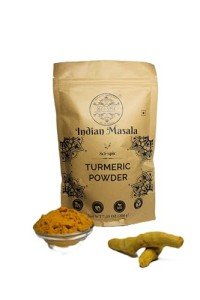 Sci-spic Indian Masala Turmeric Powder, 7.05 oz (200 g) | Vegan | anti-inflammatory and anti-oxidant | Made from Raw Turmeric roots | Resealable stand up Pouch