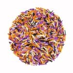 Halloween Sprinkles Jimmies Sprinkles Orange Black Purple and White Jimmies for Decorating Cake Cookie Cupcake Ice cream