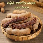 Tamarind Fruit,Sour Sorn,Snack Candy,-Vegan-,Unique Fruit Snacks That Make Your Mouth Water With Acidity,our Sweet Appetizing Snacks, Herbal Fruits,1.1 oz(30g),pack,3-piece set.