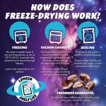 Cosmic Freeze Chuckers Freeze Dried Candy, Crunchy Freeze Dry Candy for Mix-In Snacks Candy Freeze Dried, Gluten-Free, Made in USA, 1.0 Oz