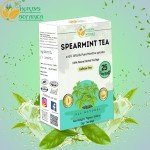 Organic Spearmint Tea Bags, Caffeine-Free, Eco-Friendly Packaging – 25 Count for Refreshing Herbal Tea, All-Natural, Sustainably Sourced by Herbs Botanica