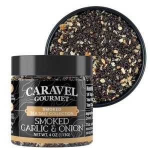 Smoked Garlic and Onion Sea Salt - 4 oz Jar