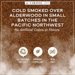 Smoked Sea Salt, Cold Smoked Over Alderwood, Smoky Salt Flavor with No Articifial Flavors, 4 oz Jar - Caravel Gourmet