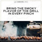 Smoked Sea Salt, Cold Smoked Over Alderwood, Smoky Salt Flavor with No Articifial Flavors, 4 oz Jar - Caravel Gourmet