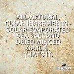 Smoked Garlic Sea Salt - 4 oz Jar