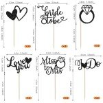 Rsstarxi 24 Pack Bridal Shower Cupcake Toppers Bride to Be Cupcake Toppers Love You Ring Miss to Mrs Cupcake Picks for Wedding Engagement Bachelorette Party Cake Decorations