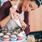 Rsstarxi 24 Pack Bridal Shower Cupcake Toppers Bride to Be Cupcake Toppers Love You Ring Miss to Mrs Cupcake Picks for Wedding Engagement Bachelorette Party Cake Decorations