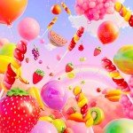 Strawberry Red Twisty & Swirl Lollipops 20 Pack, Rainbow Twist Lollipops Individually Wrapped Suckers, Kid's Lollipops Candy Bulk for Birthday Party Favors