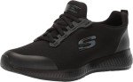 Skechers Women's Squad Sr Food Service Shoe, Black, 7.5