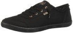 Skechers Women's Bobs B Cute Sneaker, Black/Black, 6.5