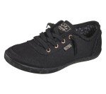Skechers Women's Bobs B Cute Sneaker, Black/Black, 6.5