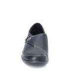 Clarks womens Ashland Lane Q Slip On Loafer, Black, 9.5 US, 26063064