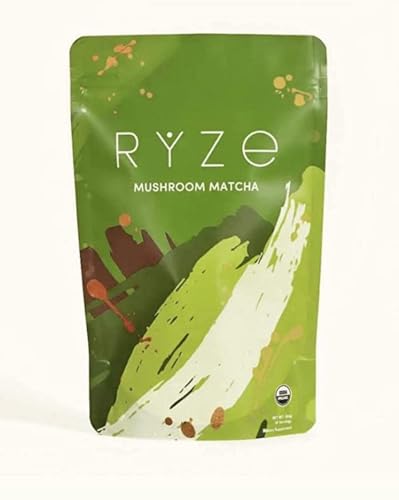 Organic Mushroom Matcha Instant Coffee, 180g, 30 servings, 6.34 oz