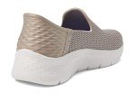 Skechers Women's Hands Free Slip-Ins Go Walk Flex-Relish Sneaker, Taupe/Blue, 6.5 Wide