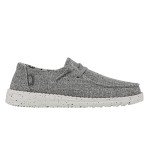 Hey Dude Women's Wendy Blend Linen Iron Size 10 | Women's Shoes | Women's Slip On Shoes | Comfortable & Light-Weight