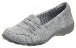 Skechers Women's Breathe Easy-Good Influence Sneaker, Grey, 7.5 M US