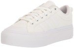 adidas Women's Bravada 2.0 Platform Sneaker, White/White/Chalk White, 8.5