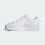 adidas Women's Bravada 2.0 Platform Sneaker, White/White/Chalk White, 8.5