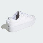 adidas Women's Bravada 2.0 Platform Sneaker, White/White/Chalk White, 8.5