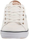 Keds Center 3 Lace Up, Sneaker Womens, White/Navy Canvas, 8.5 Medium