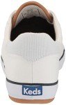 Keds Center 3 Lace Up, Sneaker Womens, White/Navy Canvas, 8.5 Medium
