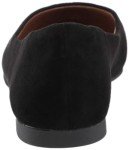 Amazon Essentials Women's Pointed-Toe Ballet Flat, Black Microsuede, 9