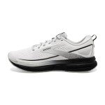 Brooks Women’s Trace 3 Neutral Running Shoe - White/Oyster/Black - 8 Medium