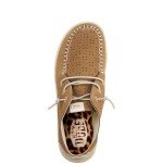 Hey Dude Women's Wendy Mid Suede Boho Cognac Size W8 | Women's Shoes | Women's Slip On Loafers | Comfortable & Light-Weight