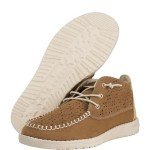 Hey Dude Women's Wendy Mid Suede Boho Cognac Size W8 | Women's Shoes | Women's Slip On Loafers | Comfortable & Light-Weight