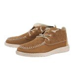 Hey Dude Women's Wendy Mid Suede Boho Cognac Size W8 | Women's Shoes | Women's Slip On Loafers | Comfortable & Light-Weight