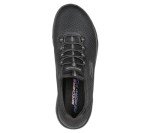 Skechers womens Summits Sneaker, Black, 8.5 US