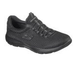 Skechers womens Summits Sneaker, Black, 8.5 US