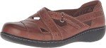 Clarks Women's Ashland Spin Q Slip-On Loafer, Tan, 8