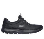 Skechers womens Summits Sneaker, Black, 8.5 US