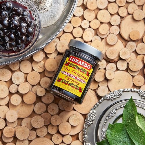 Luxardo Gourmet Cocktail Maraschino Cherries | for Old Fashioned, Manhattan and Desserts | Packed in Special Protective Bubble | 400G Jar