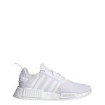 adidas Originals womens Nmd_r1's Sneaker, White/White/Silver Metallic, 7.5 US