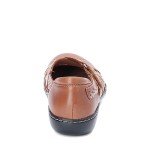 Clarks Women's Ashland Spin Q Slip-On Loafer, Tan, 8