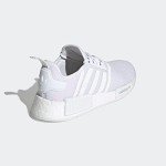 adidas Originals womens Nmd_r1's Sneaker, White/White/Silver Metallic, 7.5 US