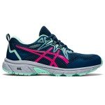ASICS Women's Gel-Venture 8 Running Shoes, 10, MAKO Blue/Pink GLO