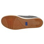 Keds womens Center Ii Cotton Slub Sneaker, Charcoal, 8.5 US