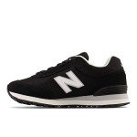 New Balance Women's 515 V3 Sneaker, Black/White/Aluminum Grey, 8