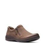 Clarks Women's Carleigh Ray Oxford, Taupe Nubuck, 8 Wide