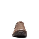 Clarks Women's Carleigh Ray Oxford, Taupe Nubuck, 8 Wide