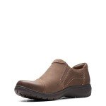 Clarks Women's Carleigh Ray Oxford, Taupe Nubuck, 8 Wide