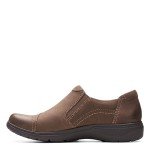 Clarks Women's Carleigh Ray Oxford, Taupe Nubuck, 8 Wide