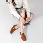 kufeiti Women's Canvas Slip On Shoes Sneakers for Women Fashion Comfortable White Black Elastic Sneakers for Women (10, Tan, Numeric_10)