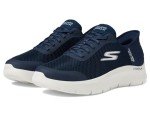 Skechers Women's Go Walk Flex Hands Free Slip-Ins-Grand Entry Sneaker, Navy/White, 9 Wide